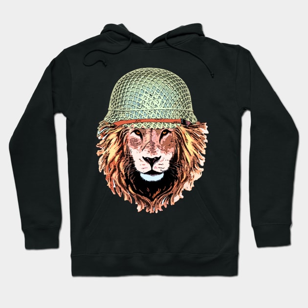 American lion Hoodie by oryan80